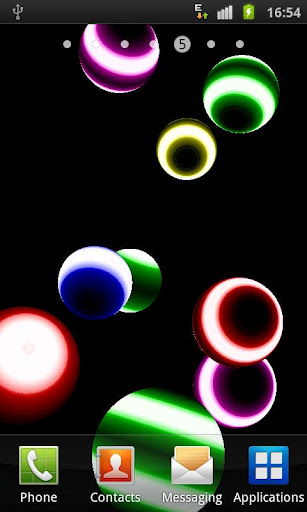 NEON BALL 3D Live Wallpaper截图3