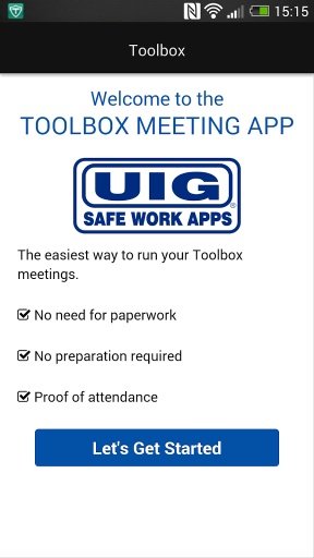 UIG Toolbox Meetings截图1