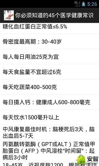 必知的45个医学健康常识截图2