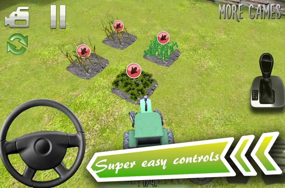 3D Farm Driver Tractor Parking截图3