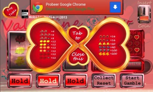 valentine slot machine截图2