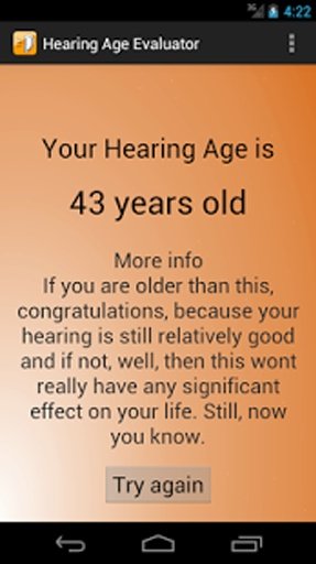 Hearing Age Evaluator截图2