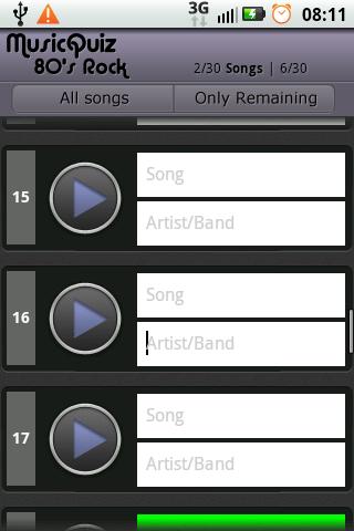 MusicQuiz: 80's Rock截图1