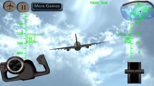 3D Army Plane Flight截图2