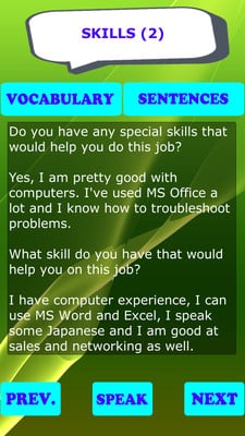 English For Job Interview截图4