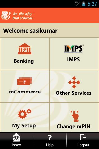 Bank of Baroda M-Connect截图4