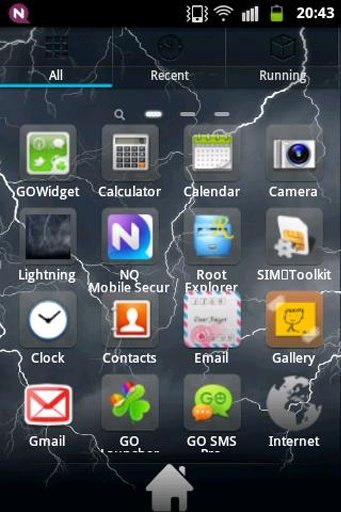 Lightning Theme GO Launcher EX截图5