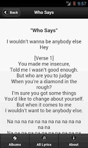 Handy Lyrics - Selena Gomez截图9