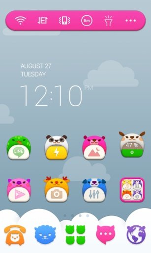 Baby ZOO Dodol Theme截图4