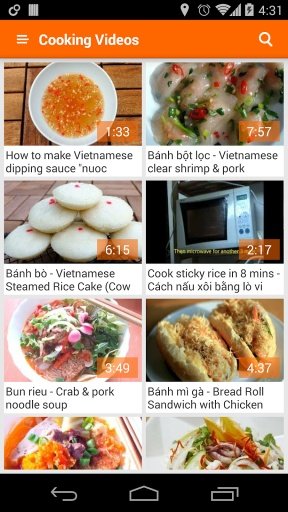 Cooking Videos HD截图1