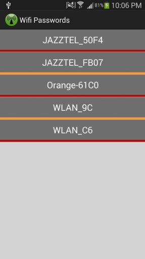 Wifi Passwords截图4