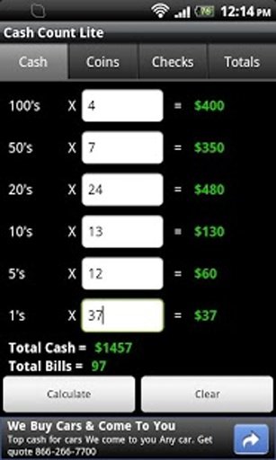 Cash Count Lite截图9