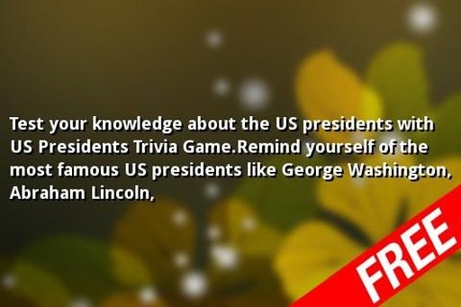 Us Presidents Trivia Game截图1