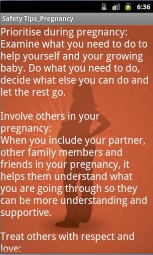 Safety Tips For Pregnancy截图2