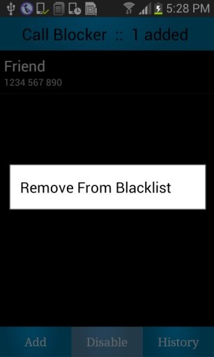 Call Black List截图1