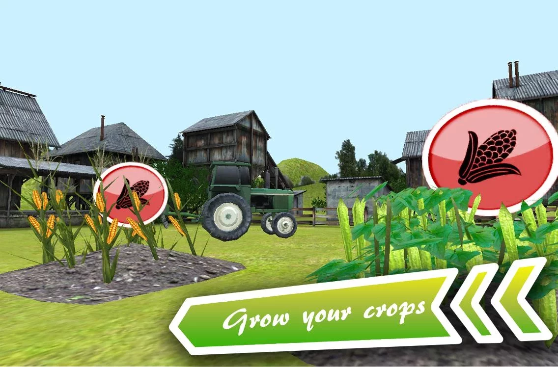 3D Farm Driver Tractor Parking截图2