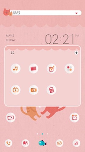 Tame cat dodol launcher theme截图4