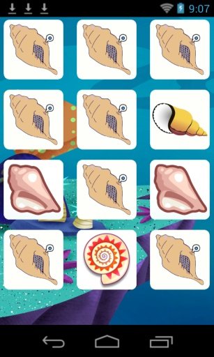 Conch Shell memory game 4 Kids截图9