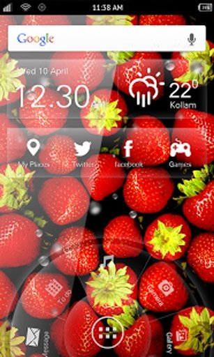 Free Strawberry Live Wallpaper截图1