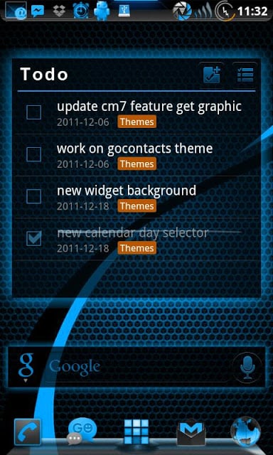 GOWidget SteelBlue ICS - Free截图10