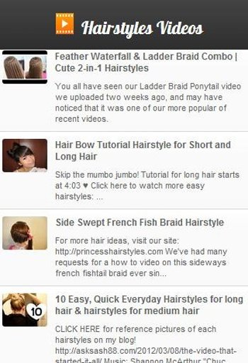 Hairstyles Videos截图7