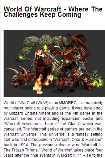 World of Warcraft Guide and Tip截图1