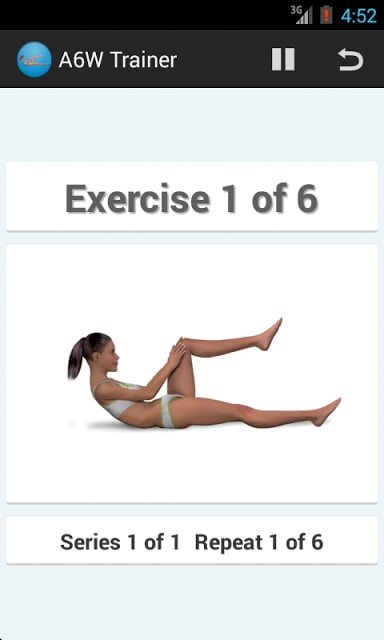 A6W Trainer-Flat Belly Workout截图5