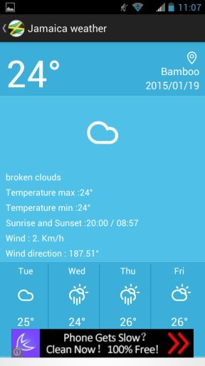 Jamaica weather截图6