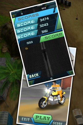 Racing Moto 3D Speed Running截图3