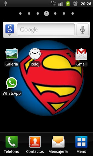 Superman 3D Logo Wallpaper截图2