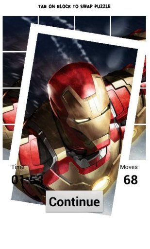 Iron Man Puzzle Game截图1