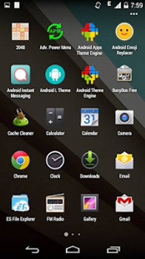 Android L Theme Apex Nova Go截图1