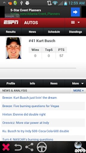 Kurt Busch NASCAR截图5