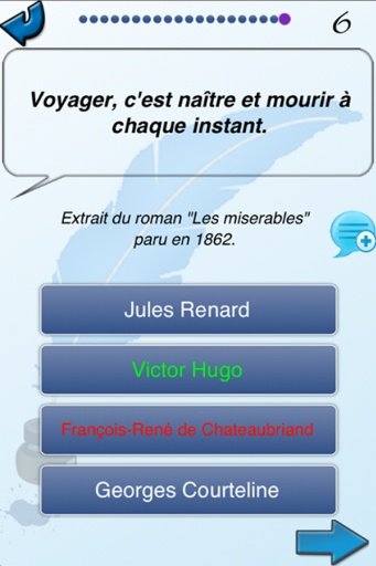 Citaquiz - Jeu des citations截图3