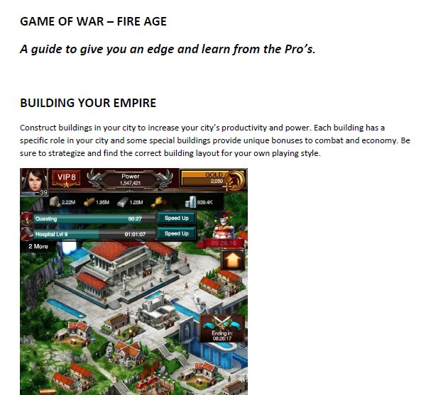 Game of War: GUIDE截图1