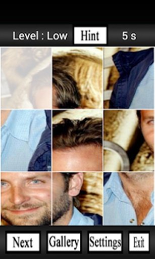 Bradley Cooper Puzzle Games截图5