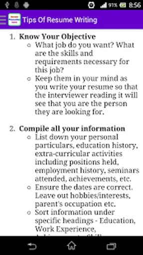 Resume Preparation Guide截图3