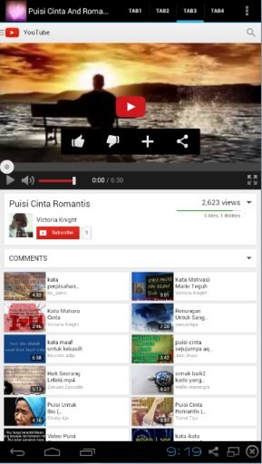 Puisi Cinta And Romantic Music截图3