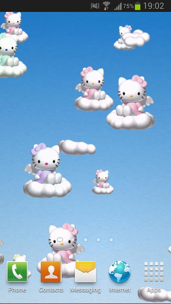 Hello Kitty Fly Live Wallpaper截图8