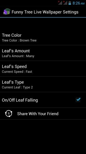 Funny Tree Live Wallpaper截图4