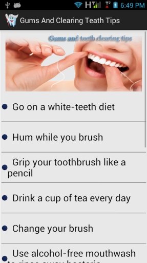 Gums And Teeth Clear Tips截图5