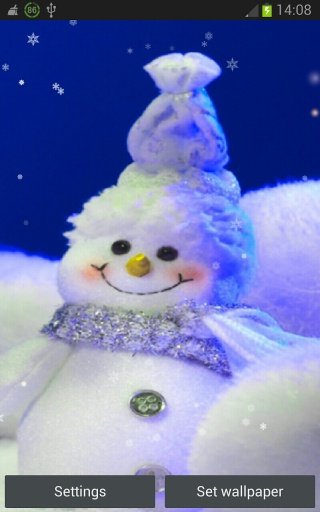 HD Christmas Snowman lwp截图3