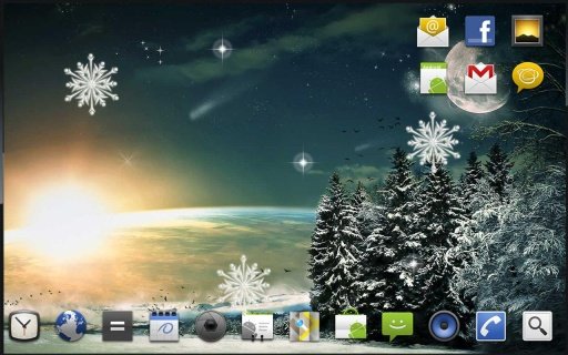 Winter Moon Live Wallpaper截图4