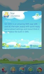 GO SMS Pro Z-Bubble ThemeEX截图2