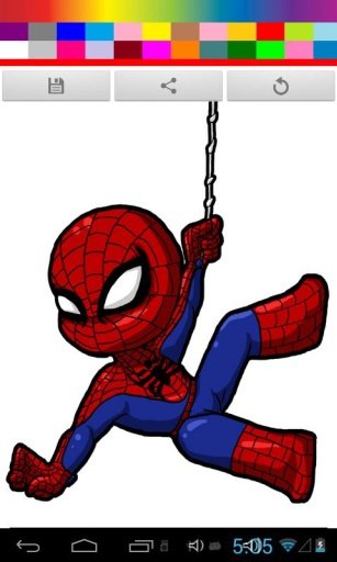 Spidy Coloring Game Kids截图2