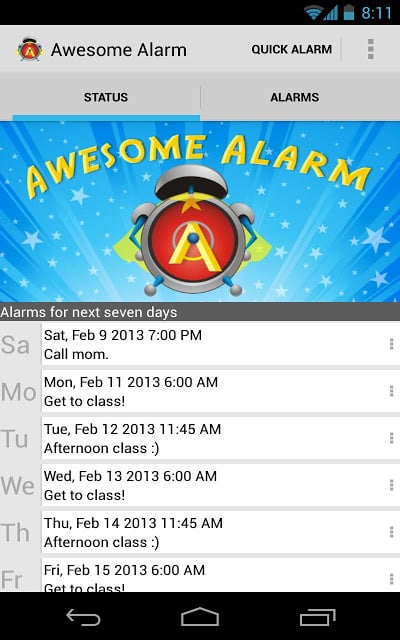 Awesome Alarm Free截图3