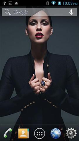 Alicia Keys Live Wallpaper截图2