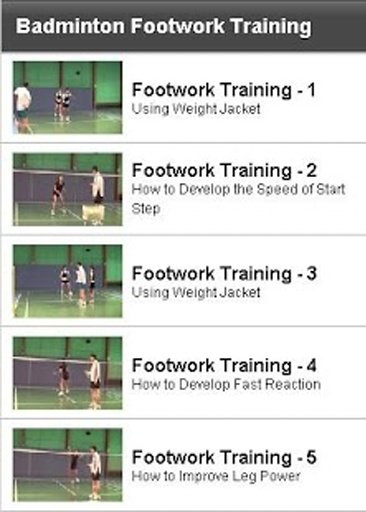 Badminton Footwork Training截图3