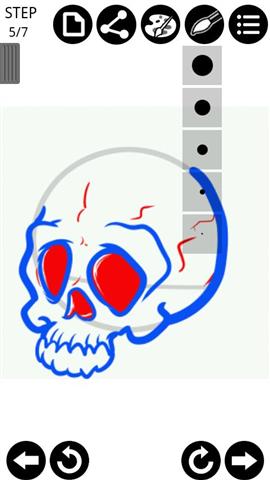 绘制骷髅截图5