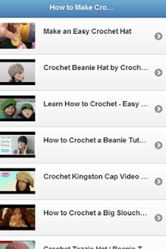 Make Crochet Hats Video截图5